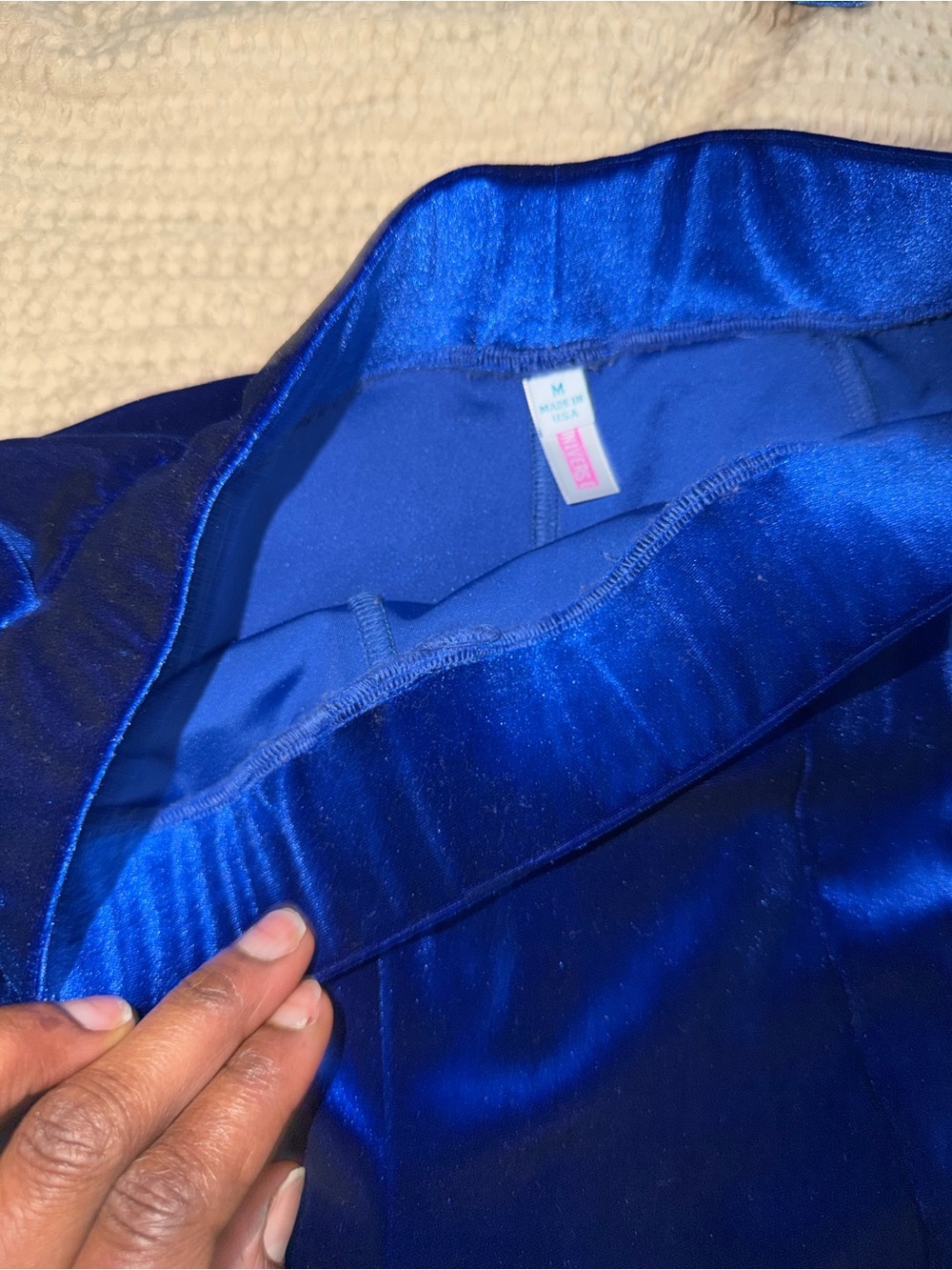 Her Universe Royal Blue Velour Pantsuit Set - Picture 5 of 8